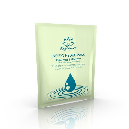 Maschera Viso In Tessuto Probio Hydra per pelli secche