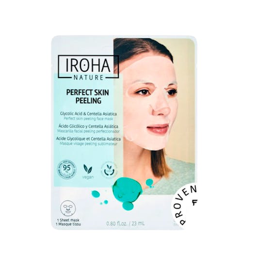 Maschera viso in tessuto Perfect Skin Peeling all&#039;acido glicolico