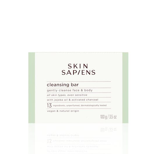 Detergente solido al carbone attivo per viso e corpo