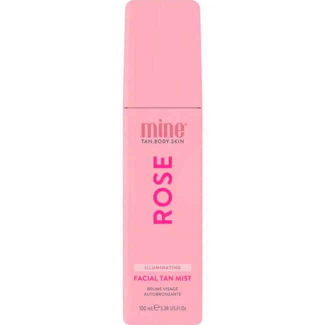 Spray abbronzante illuminante alla rosa