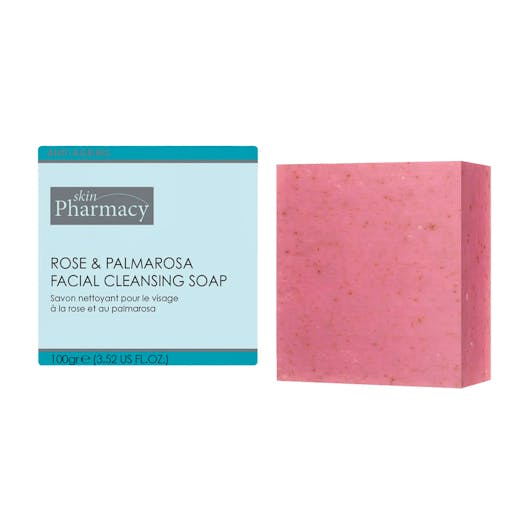 Sapone detergente viso alla rosa