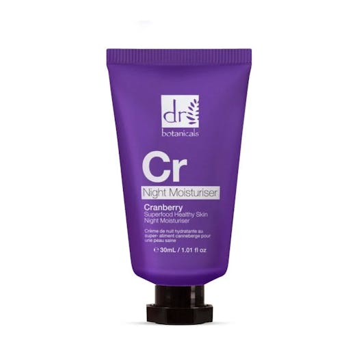 Crema notte superfood mirtillo rosso per pelle sana