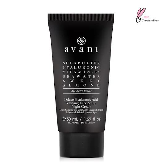 Crema Notte Deluxe Ravvivante Viso e Occhi all'Acido Ialuronico