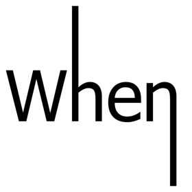 When